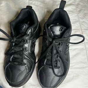 New balance 608v5 Womens size 6 shoes black leather low top work sneakers